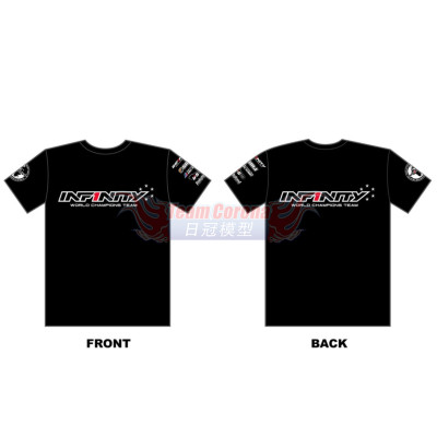 INFINITY A00994XL - TEAM T-shirt BLACK "5 STARS" (BK) SIZE:4XL Preorder